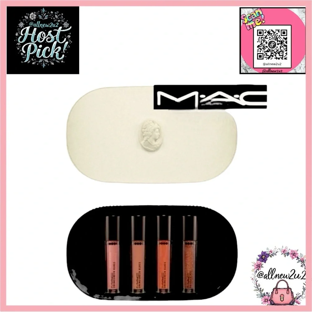 MAC Gift Set 4 lip glosses Objects Of Affection Limited Edition